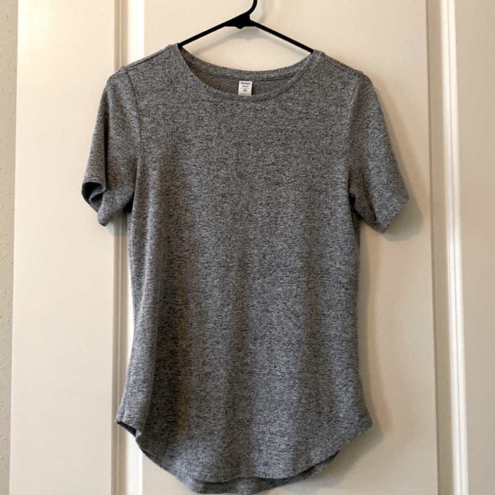 Luxe knit short sleeve t shirt
